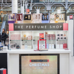 Mobile Retail Kiosk by POP Retail featuring The Perfume Shop in Paddington Station