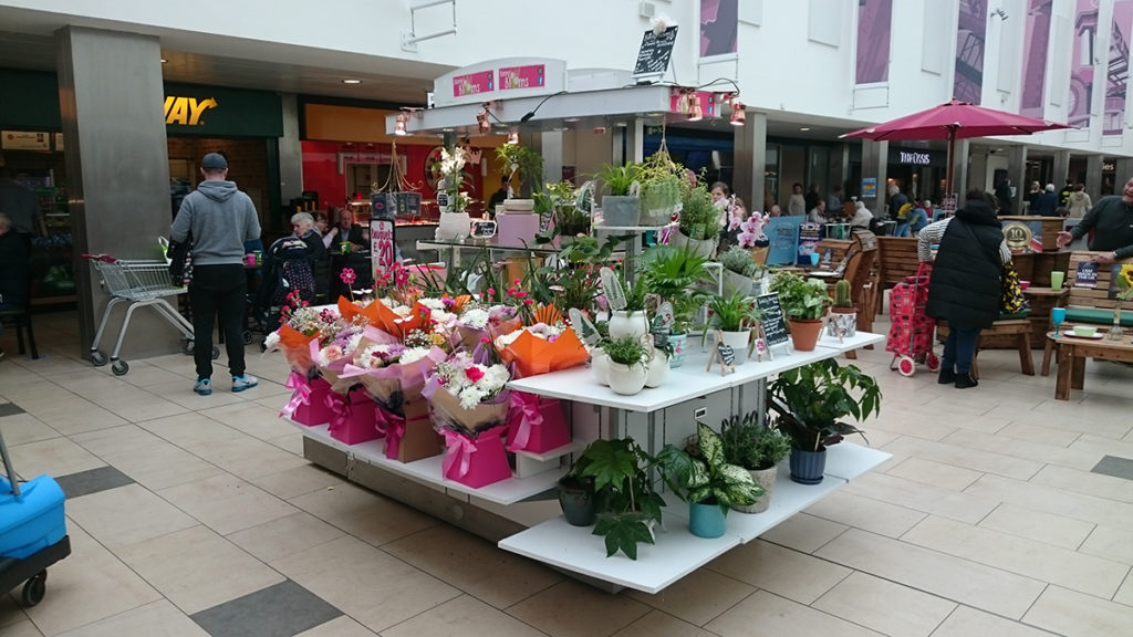 Florist opens popup shop in The Galleries Washington Shopping Centre